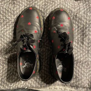 VERY RARE Dr. Martens x Lazy Oaf Heart Shoes 8